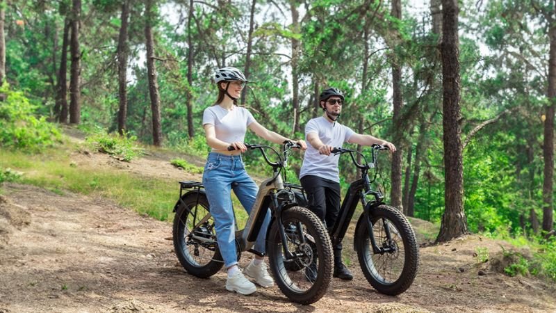 bicicleta elétrica com pedal assistido