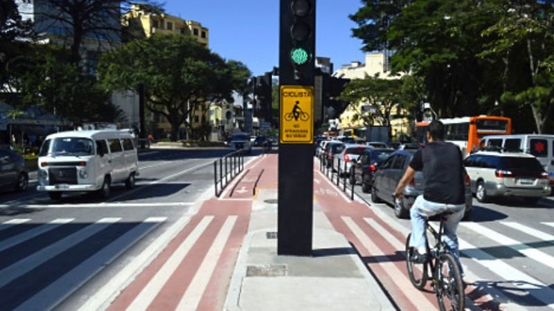 Pode andar na ciclovia