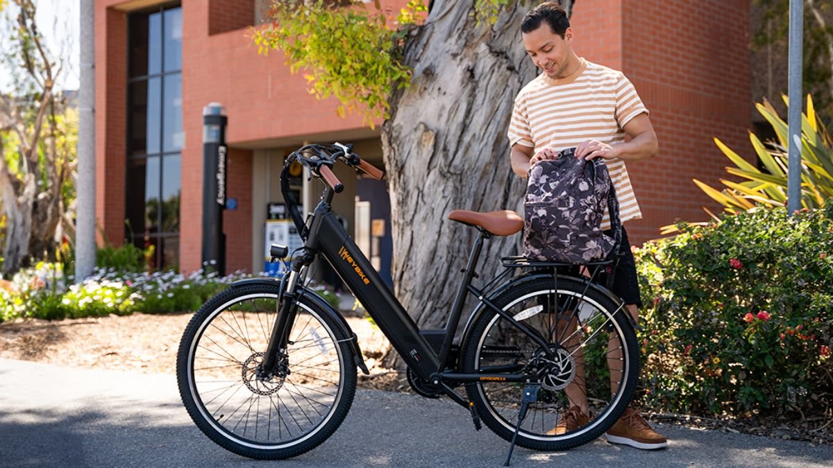 Sistema da bicicleta elétrica com motor e bateria