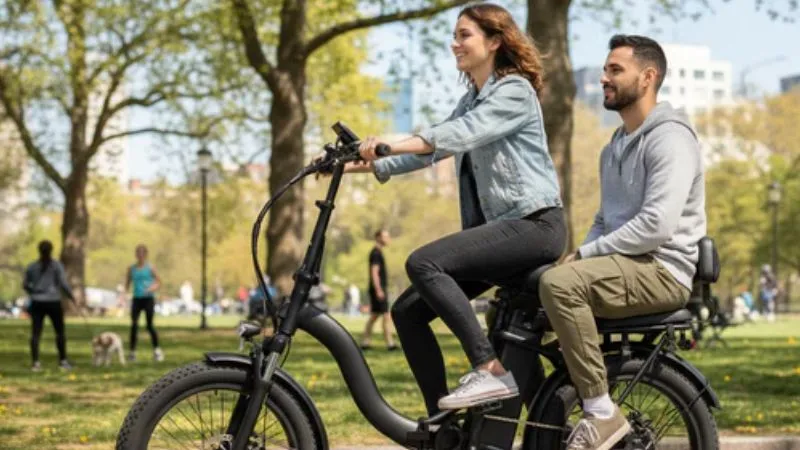 Bicicleta elétrica dobrável é prática, econômica e ideal para cidade