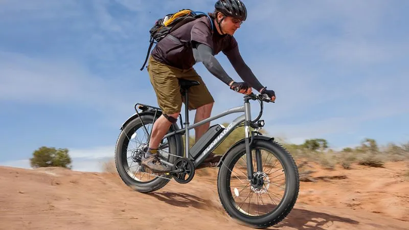 Bicicleta elétrica mountain bike para trilhas e subidas